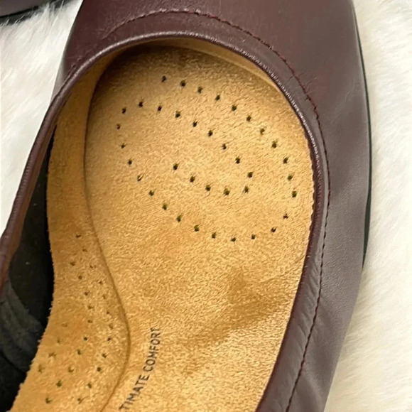 Clark’s Neiley Pearl burgundy shoes ,various sizes women,NEW,leather,chunky heel - Picture 9 of 17